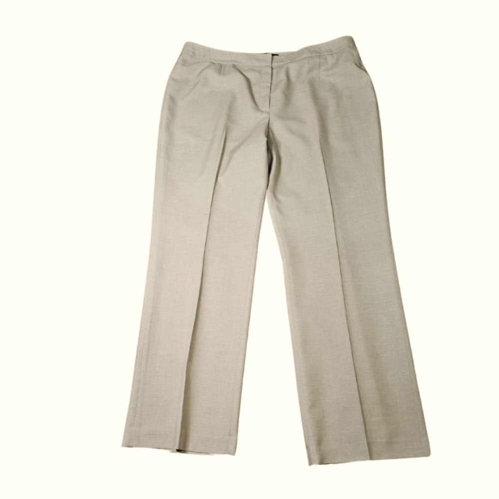 Black Label by Evan Picone Lined Trousers Tan Size 18